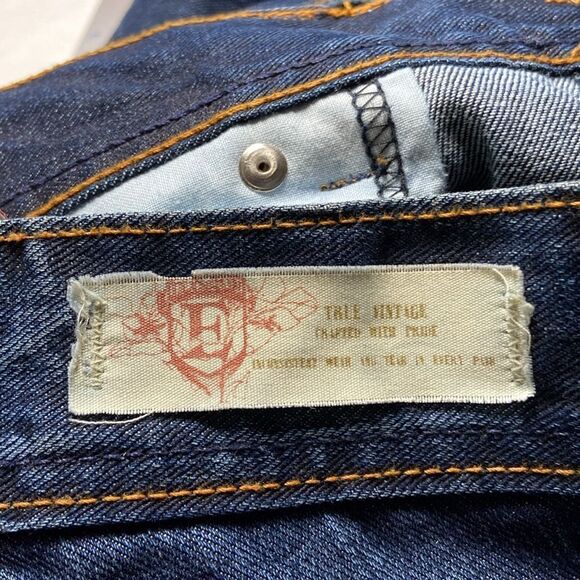 Division E Dark Wash Straight  Jeans 33 - Picture 10 of 10